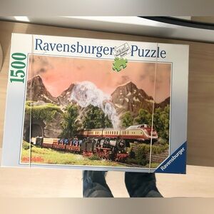 Ravensburger Railway Romance Marklin 1500 Piece Puzzle Preowned